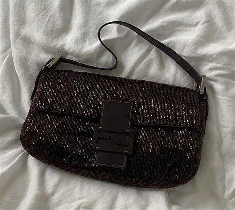 fendi sparkly baguette|Fendi baguette Canada.